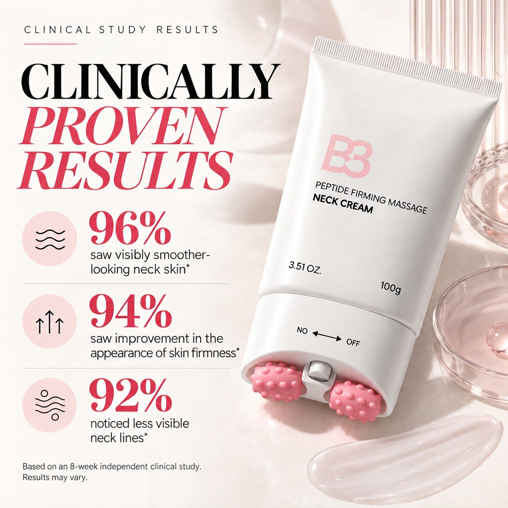 Firm & Smooth Neck Cream with Dual Massage Rollers