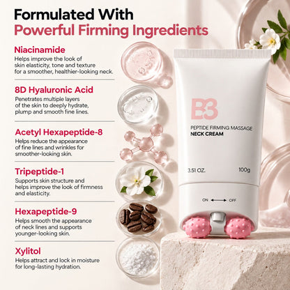 Firm & Smooth Neck Cream with Dual Massage Rollers